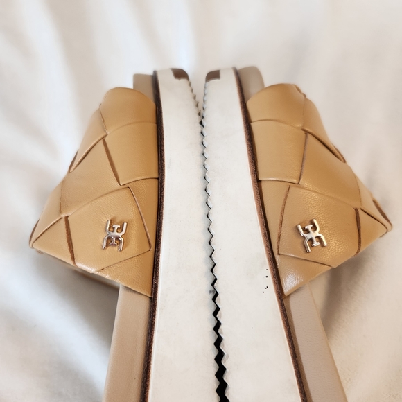 Sam Edleman sandal womens size 6 Adaley woven slide 1" platform open toe leather - Picture 10 of 10